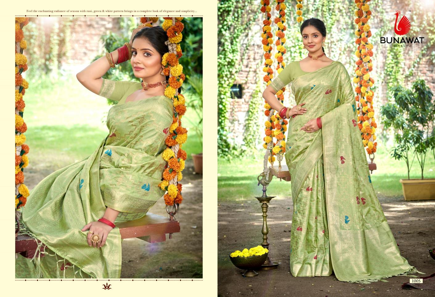 BUNAWAT - Anuradha Havy Assam Silk saree With Meena Woven Work Traditional Saree