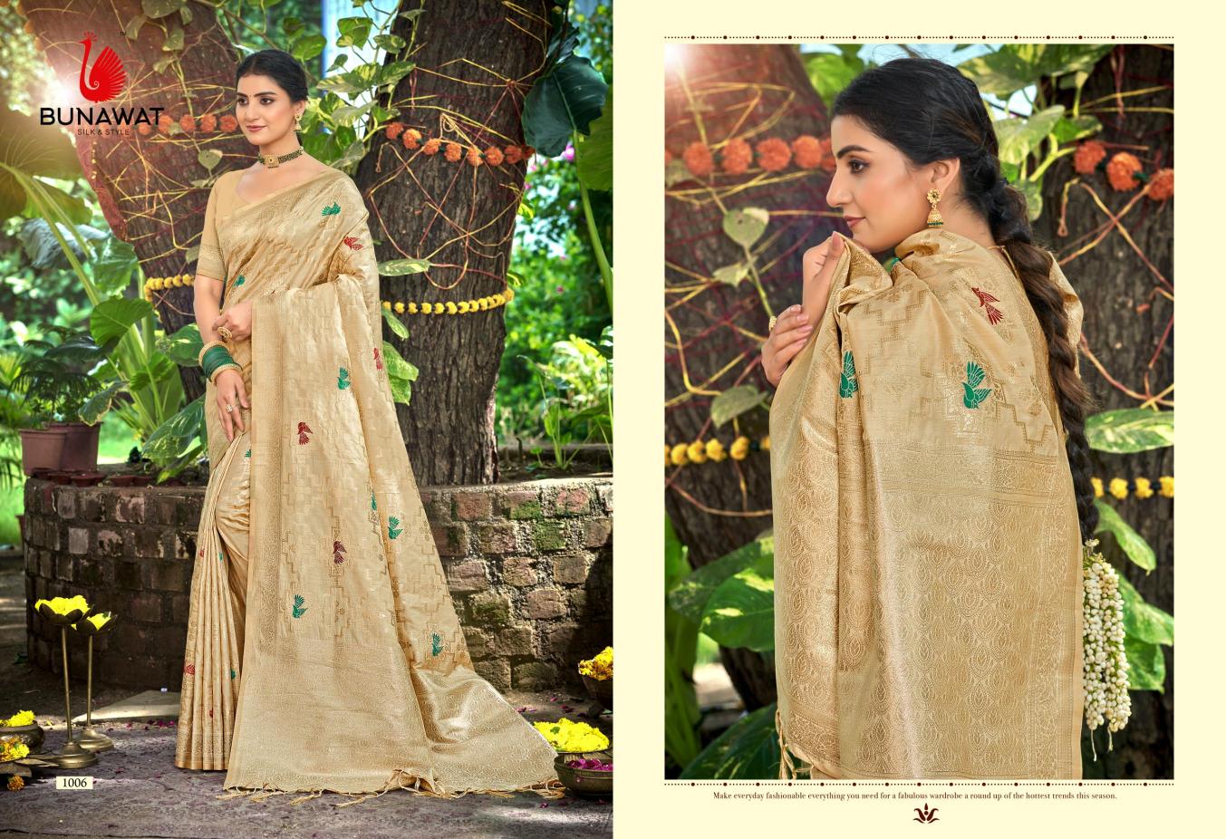 BUNAWAT - Anuradha Havy Assam Silk saree With Meena Woven Work Traditional Saree