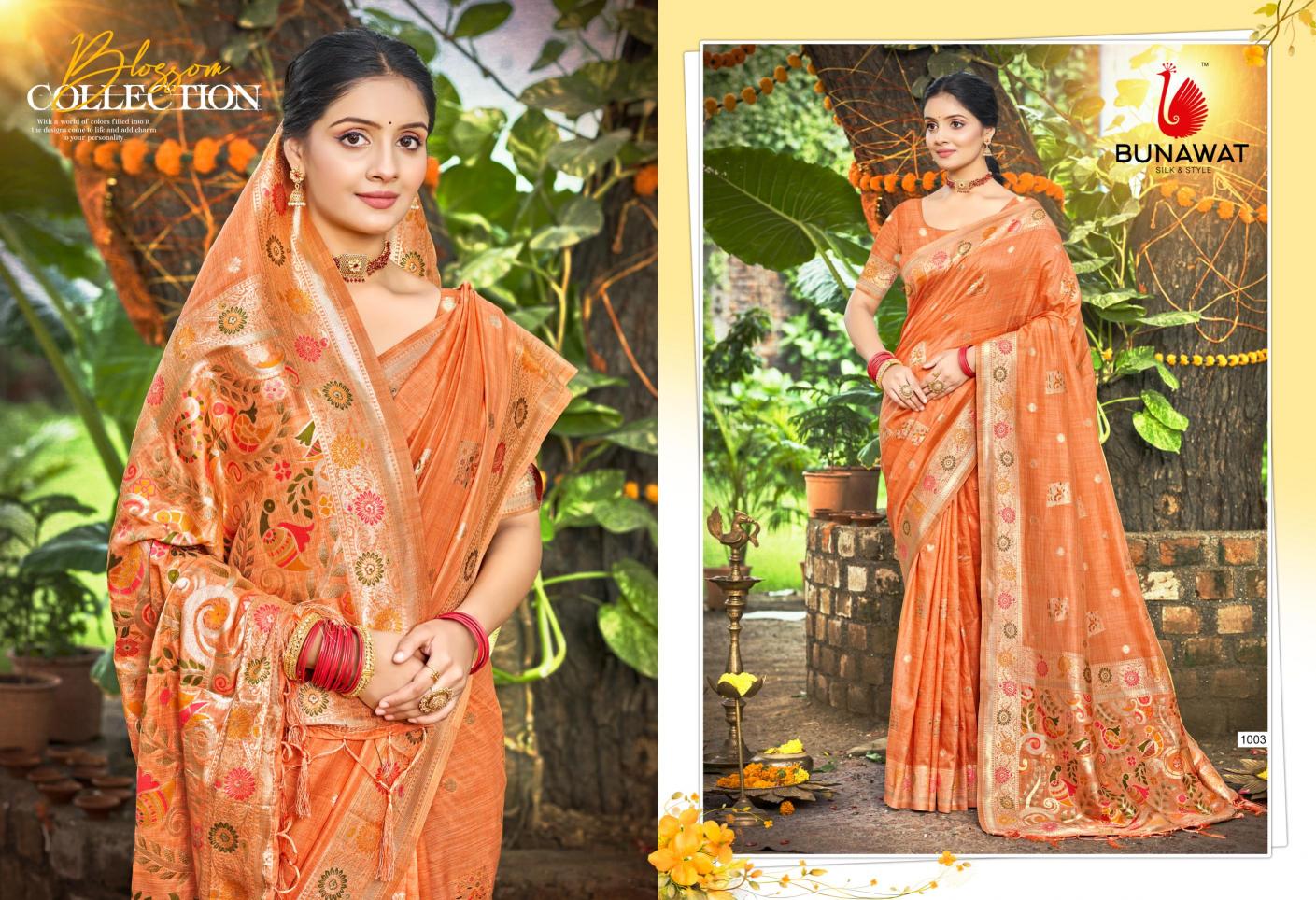 BUNAWAT - Kanan Silk Havy Assam Silk saree With Meena Woven Work Traditional Saree