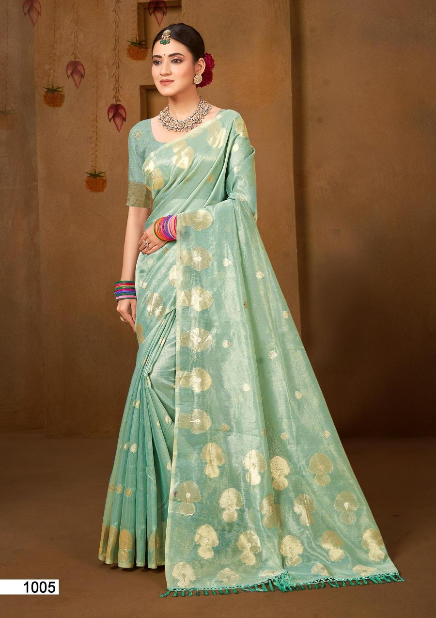 BUNAWAT - Kethal Kota Munga kota Woven Work Traditional Saree