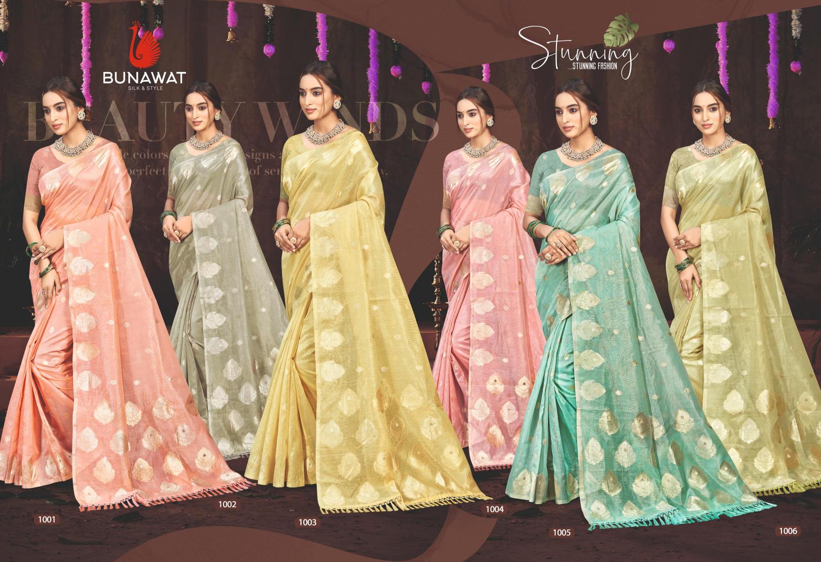 BUNAWAT - Kethal Kota VOL 02  Munga kota Woven Work Traditional Saree