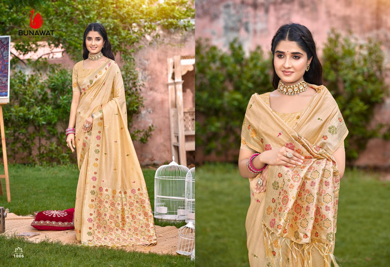 BUNAWAT - Sobha Havy Assam Silk saree With Meena