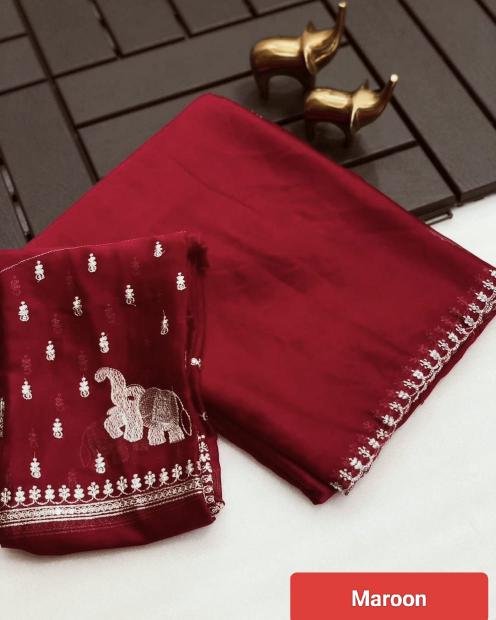 Dazira Bahurani hathi catalog fancy designer sarees wholesalers in surat