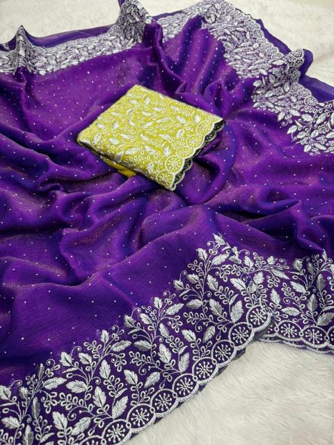 Dazira Chiffon catalog factory of sarees in surat