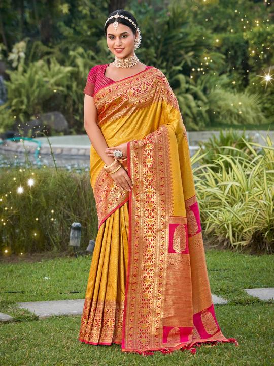 Dazira Gauri catalog banarasi silk saree in surat