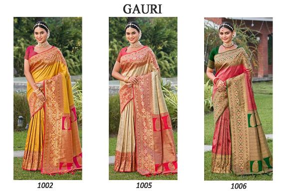 Dazira Gauri catalog banarasi silk saree in surat