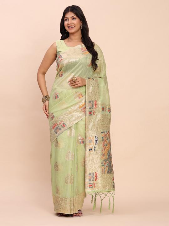 Dazira Linen Stori catalog surat retail saree market
