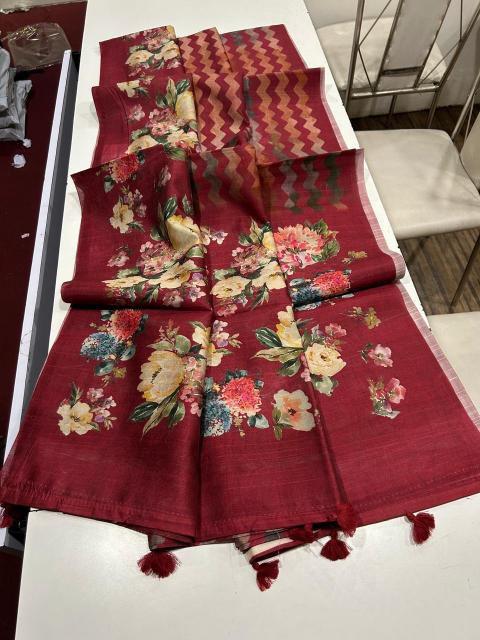 Dazira Premium and superior semi desi soft and smooth tussar Vol 6 catalog surat market saree price
