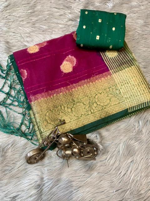 Dazira Pure Soft organza catalog surat saree franchise