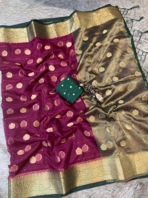 Dazira Pure Soft organza catalog surat saree franchise