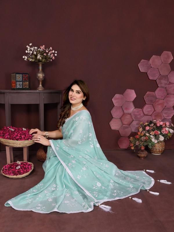 Dazira Soft Moss Satin catalog surat special sarees wholesale price online