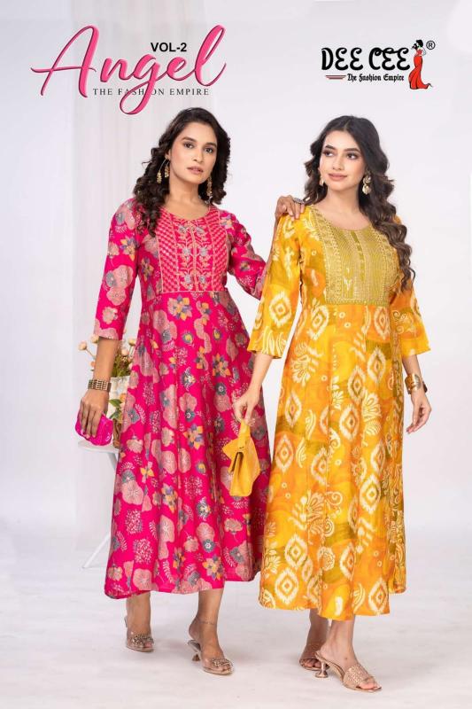 Deecee Angel vol 2 catalog best sites for kurtis in india