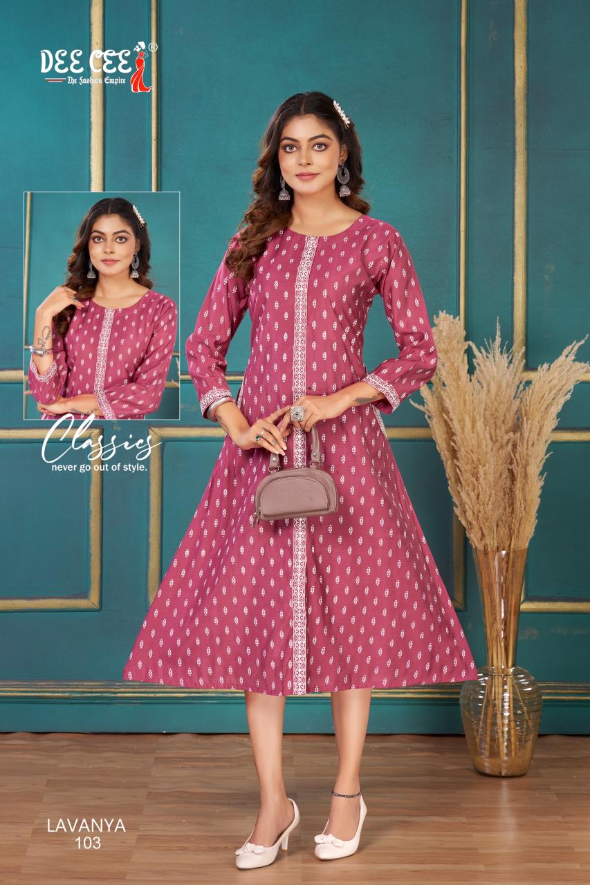 Deecee Lavanya catalog kurti design 2025 in india