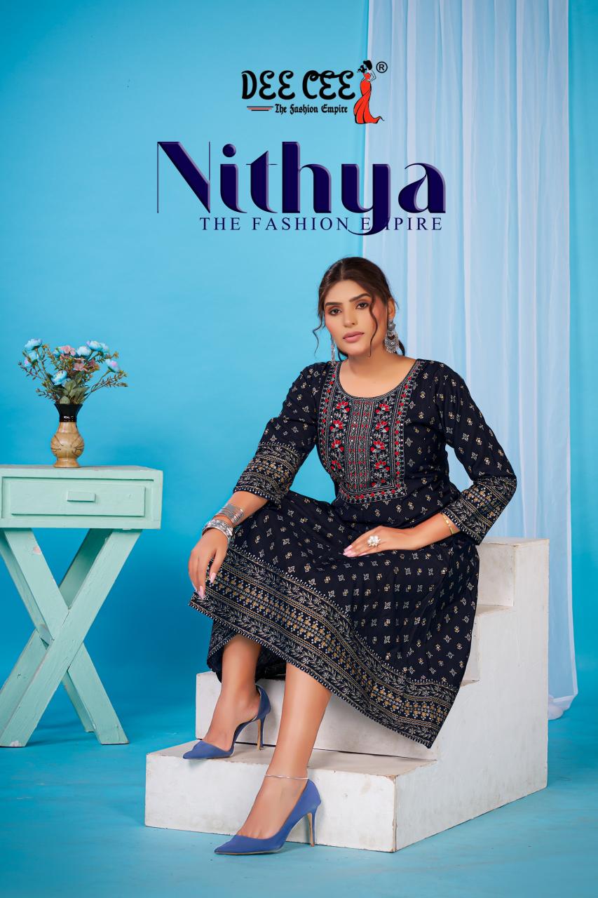 Deecee Nithya catalog pakistani long kurtis online india