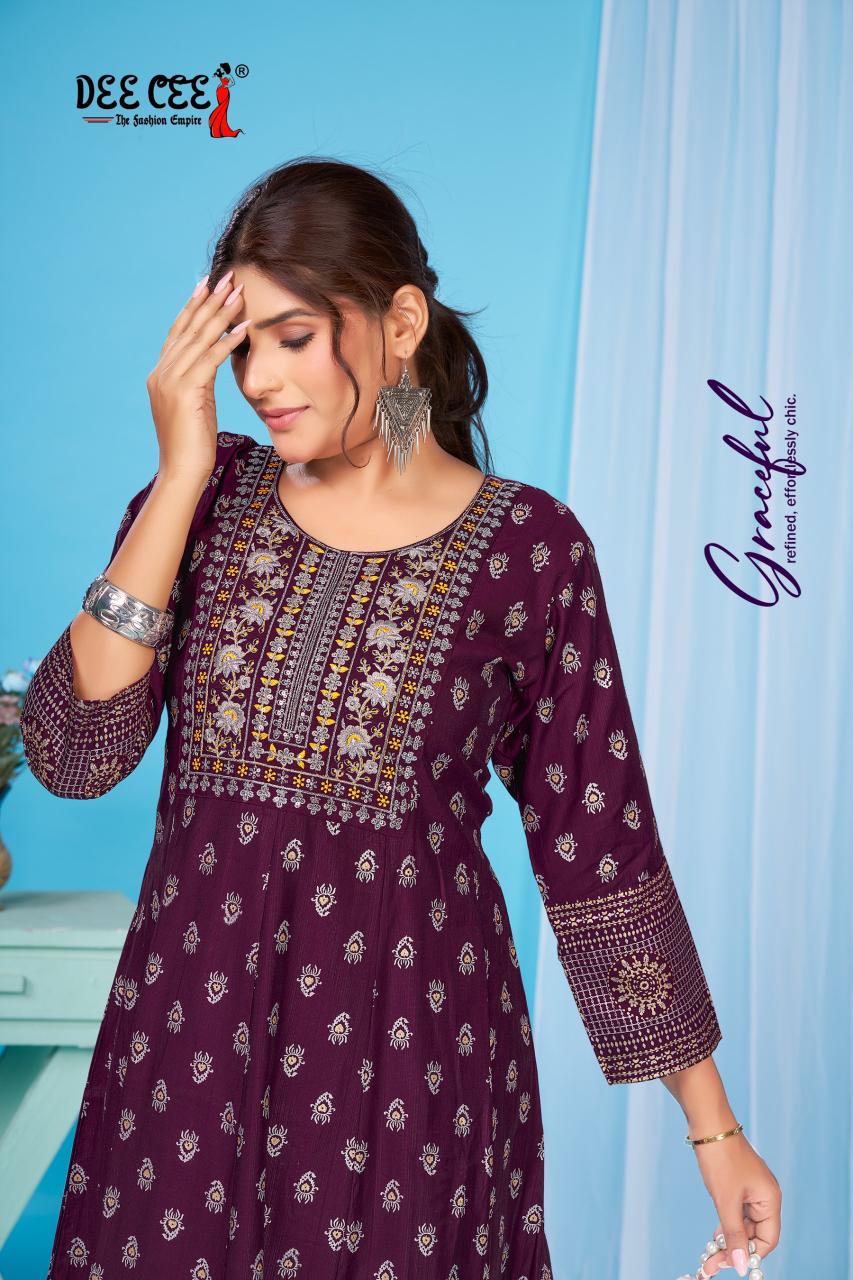 Deecee Nithya catalog pakistani long kurtis online india