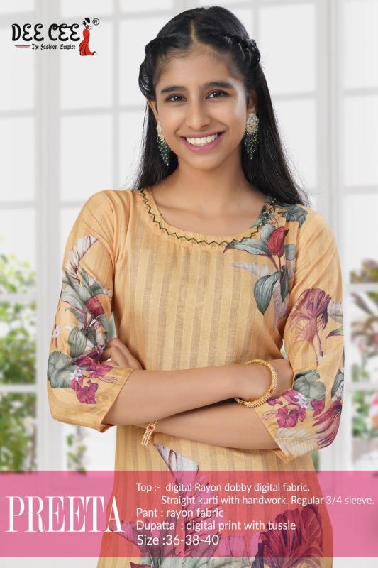 Deecee Preeta cataog kids wear wholesaler ads