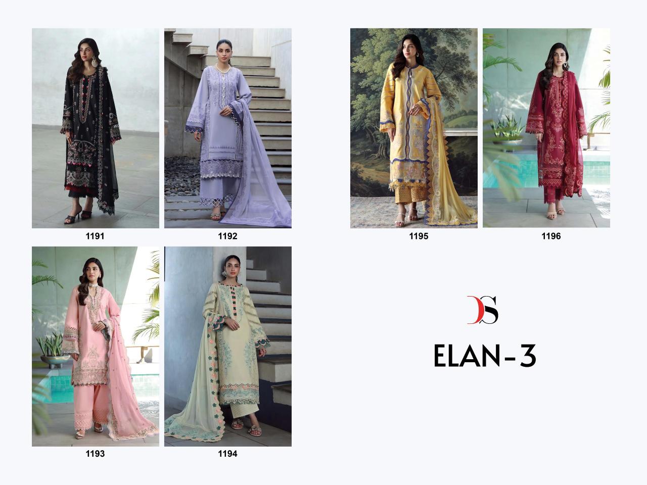 Deepsy Elan Lawn 25 Vol 3 Catalog wholesale pakistani replica suits in hyderabad