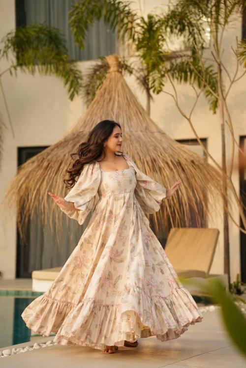 Devi Vol 9 Catalog white long kurtis online india