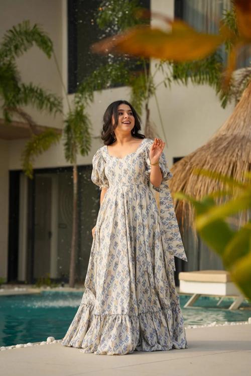 Devi Vol 9 Catalog white long kurtis online india