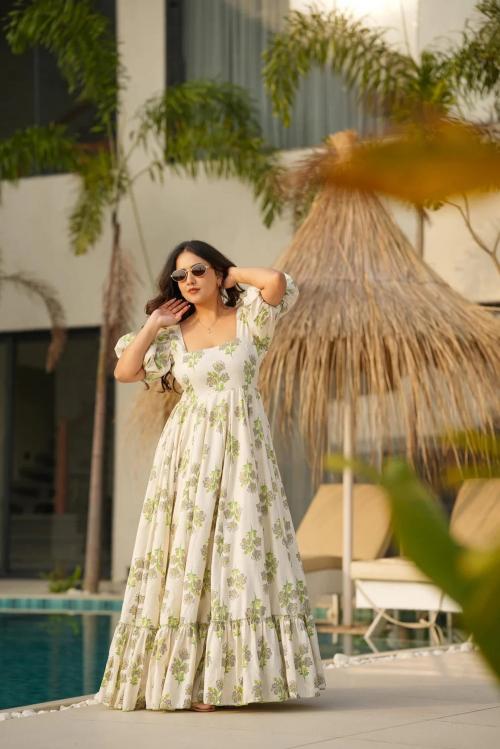 Devi Vol 9 Catalog white long kurtis online india