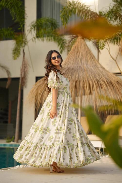 Devi Vol 9 Catalog white long kurtis online india