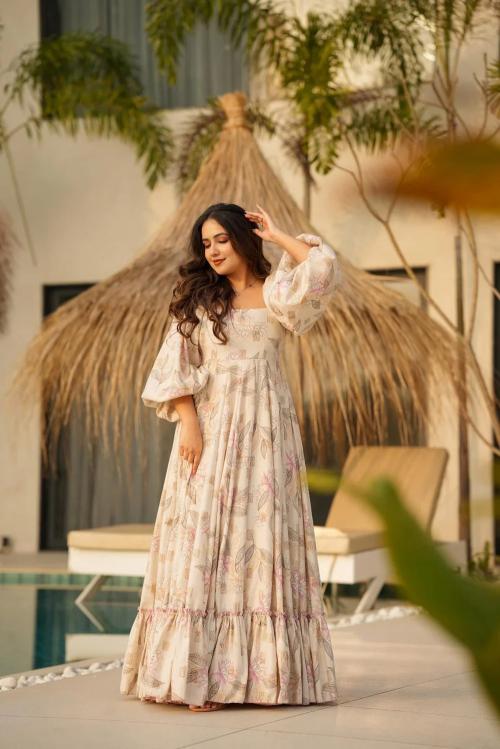 Devi Vol 9 Catalog white long kurtis online india