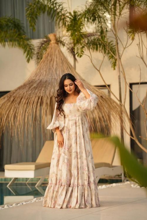 Devi Vol 9 Catalog white long kurtis online india