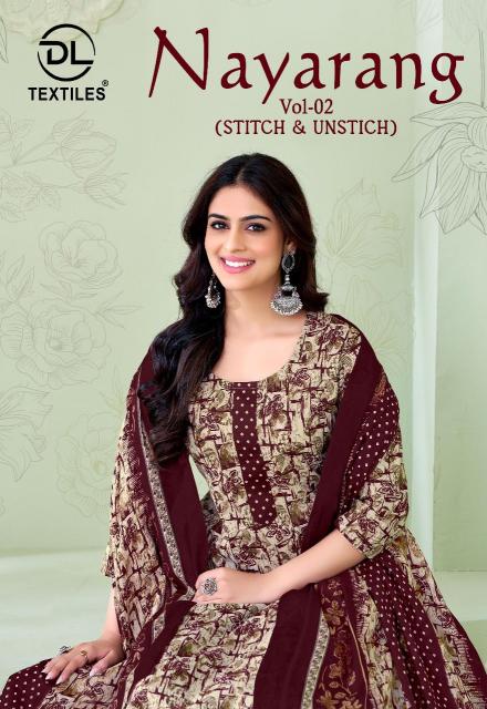 DL Nayarang Vol-2 – Kurti Pant With Dupatta - Wholesale Catalog