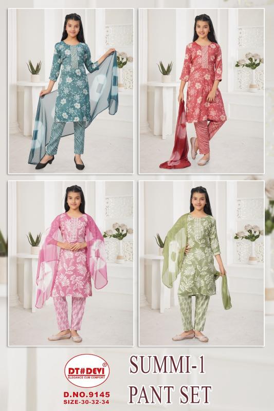 Dt Devi Summi vol 1 9145 catalog kanpur kids wear wholesaler