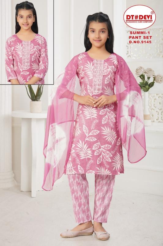 Dt Devi Summi vol 1 9145 catalog kanpur kids wear wholesaler