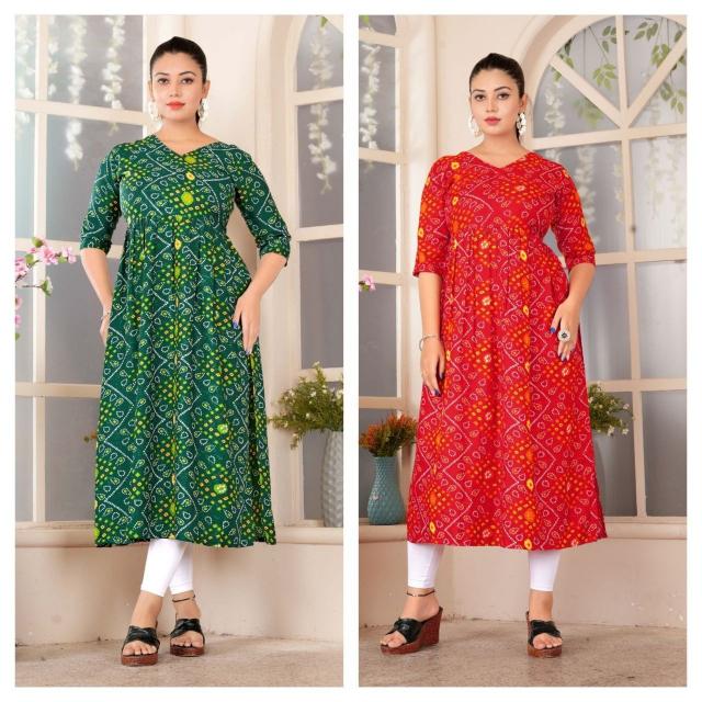 Felocity Bandhani Hit vol 1 catalog bandhani kurtis online india
