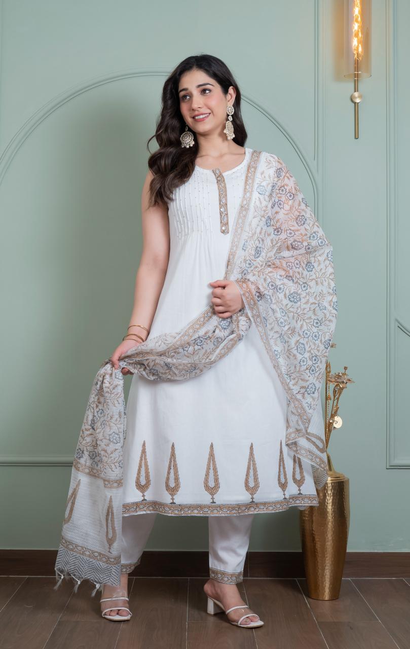 Felocity cotton vol 5 catalog white cotton kurti online india