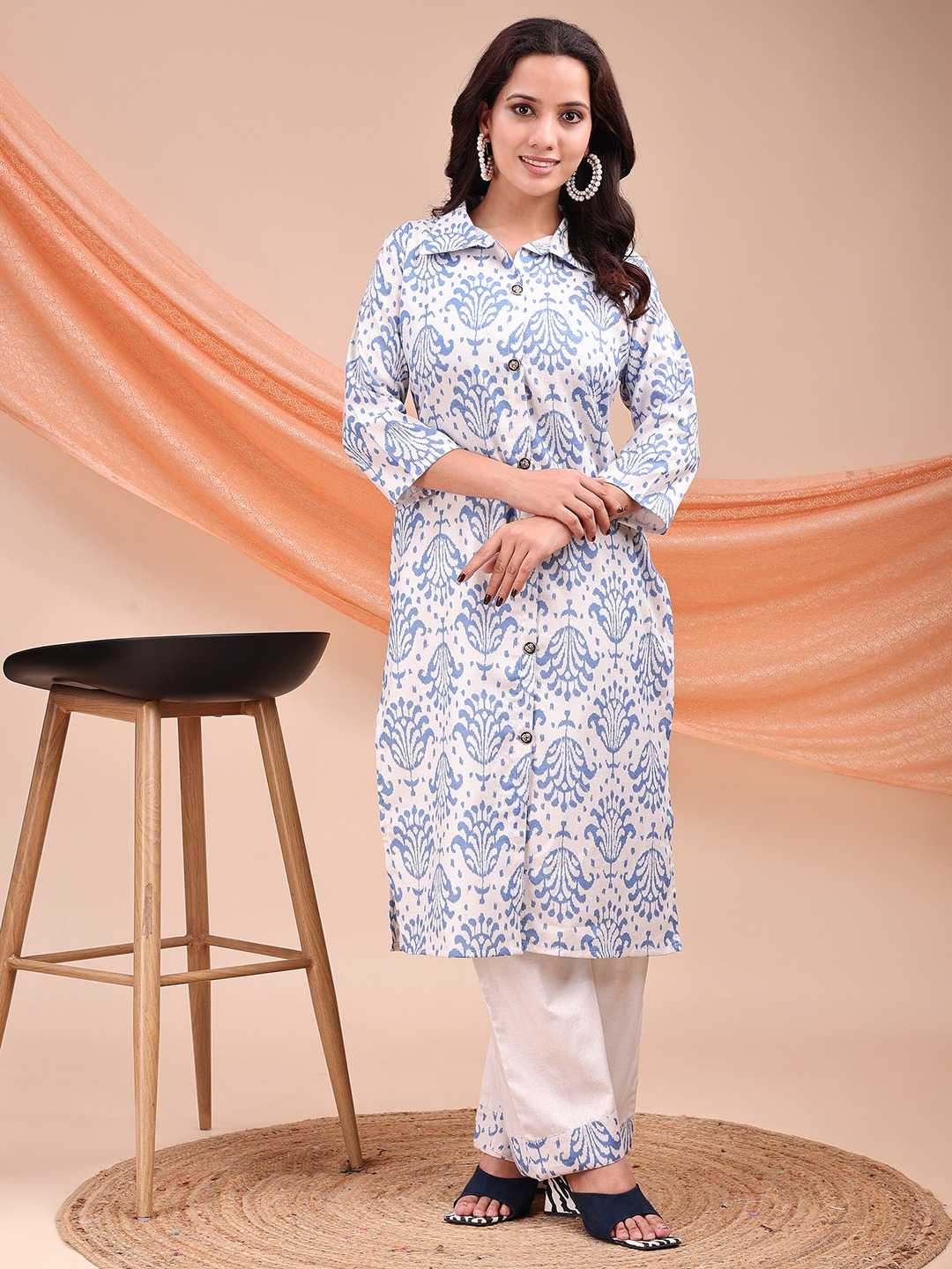 Felocity Nora Peach, Blue ,Pink catalog kurtis online india cheap