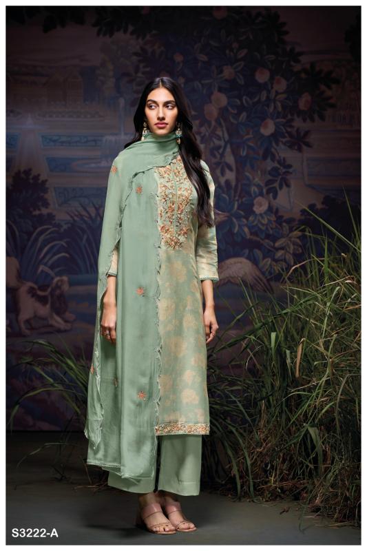 Ganga Abrar 3222 catalog party wear salwar kameez wholesale