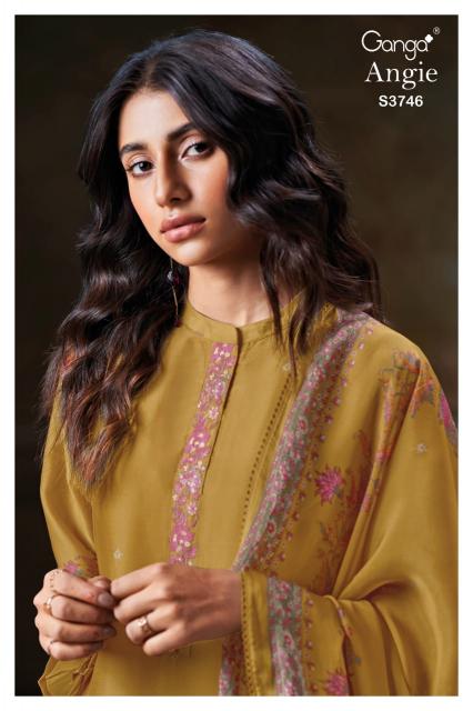 Ganga Angie 3746 catalog wholesale salwar kameez suits