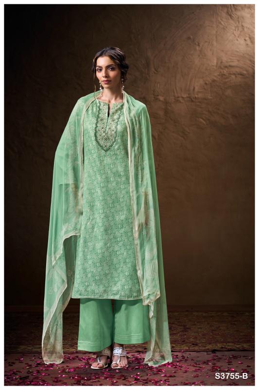 Ganga Annie 3755 catalog salwar kameez surat wholesale