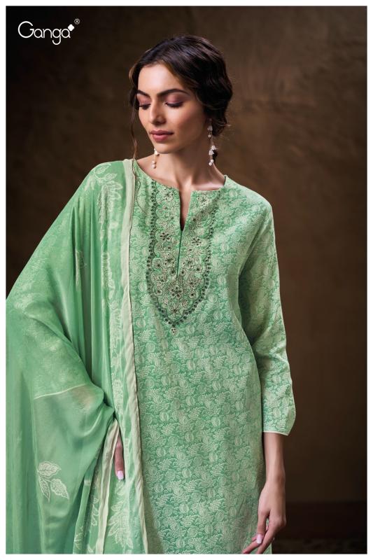 Ganga Annie 3755 catalog salwar kameez surat wholesale