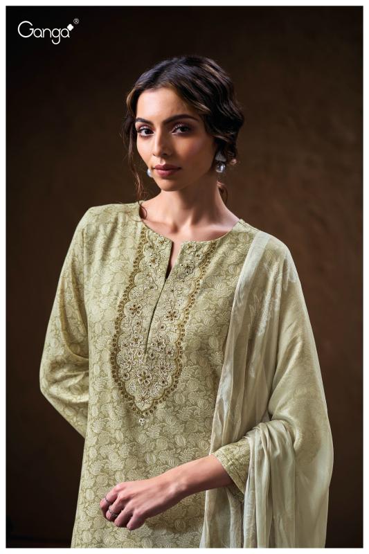Ganga Annie 3755 catalog salwar kameez surat wholesale