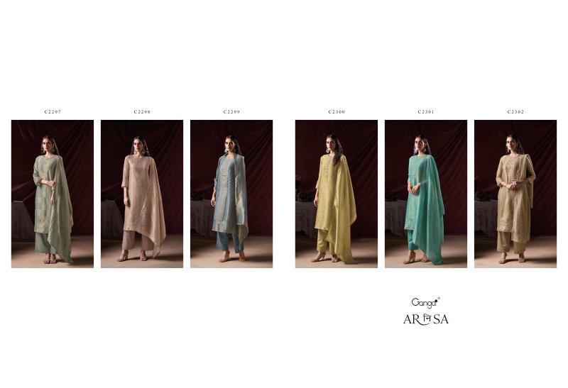 Ganga Arnisa catalog wholesale dealers of salwar kameez in bangalore