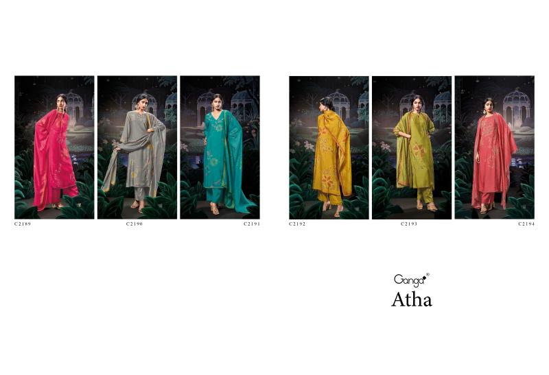 Ganga Atha catalog unstitched salwar kameez wholesalers in delhi
