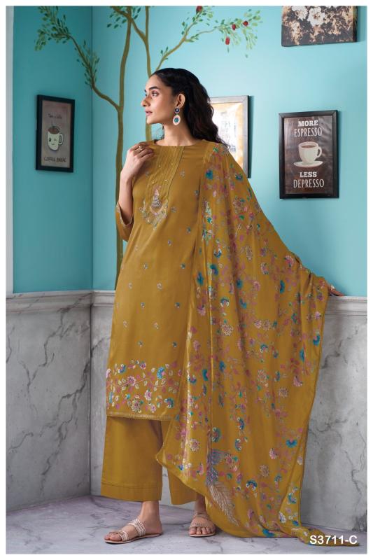 Ganga Azura 3711 catalog wholesale salwar kameez online shopping in india