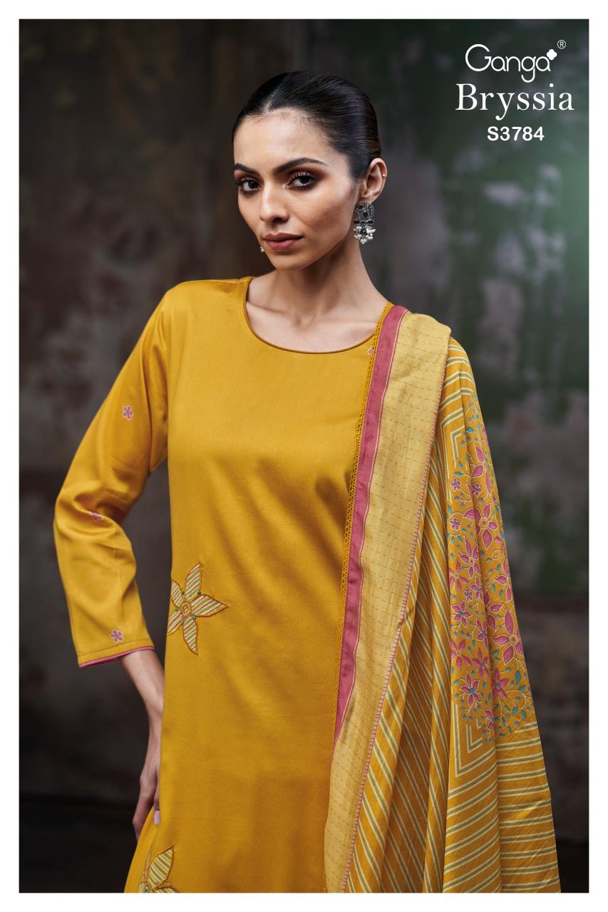 Ganga Bryssia 3784 catalog wholesale ladies salwar kameez