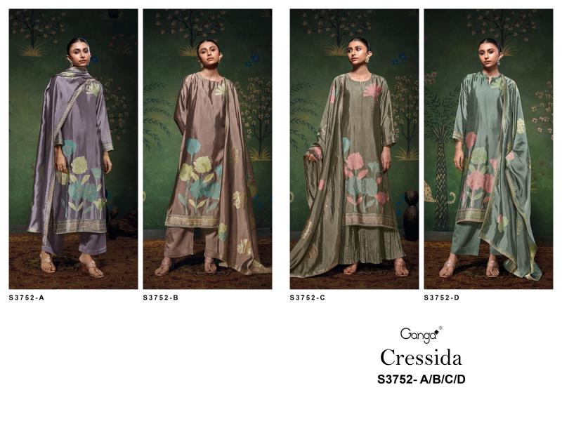 Ganga Cressida 3752 catalog salwar kameez wholesale manufacturers in mumbai