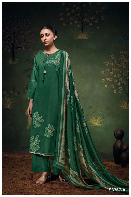 Ganga Delara 3757 catalog wholesale salwar kameez in burrabazar