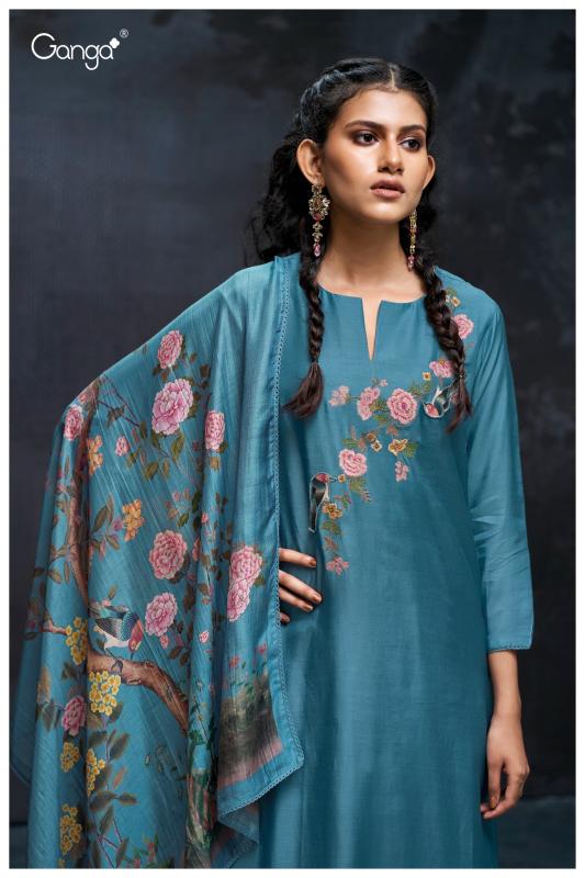 Ganga Elaine 3204 catalog wholesale salwar kameez fabric