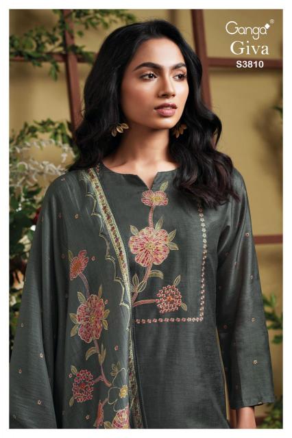 Ganga Giva 3810 catalog top office wear wholesale brand salwar kameez