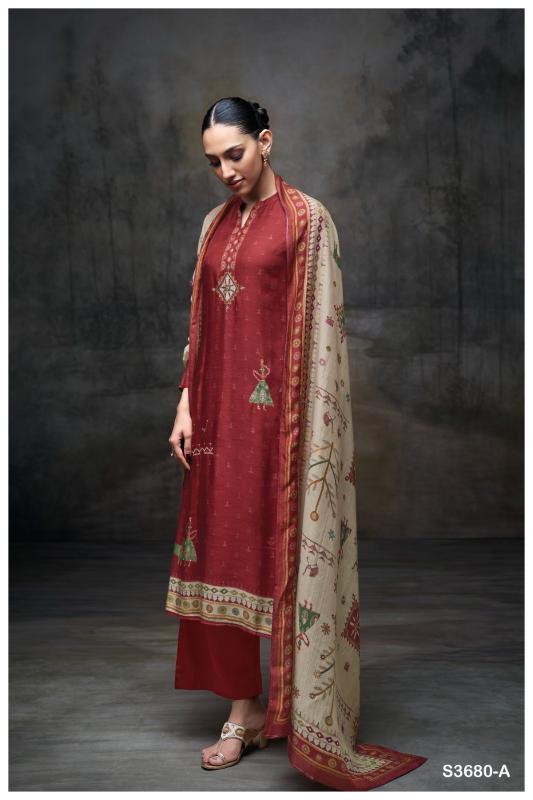 Ganga Jenna 3680 catalog wholesale daily wear salwar kameez