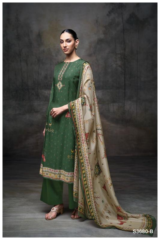 Ganga Jenna 3680 catalog wholesale daily wear salwar kameez