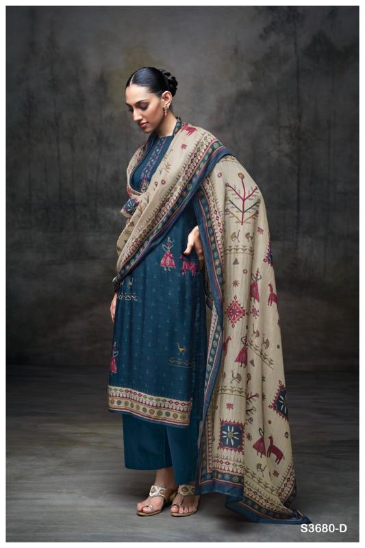 Ganga Jenna 3680 catalog wholesale daily wear salwar kameez
