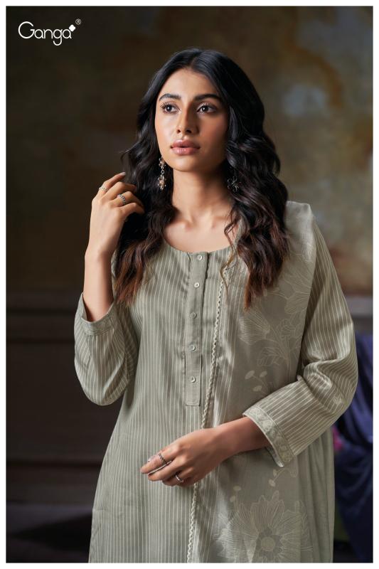 Ganga Junia 3770 catalog salwar kameez surat wholesale